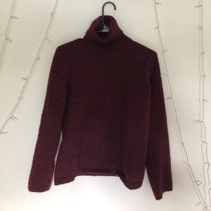 Eddie Bauer Maroon Turtle Neck W medium